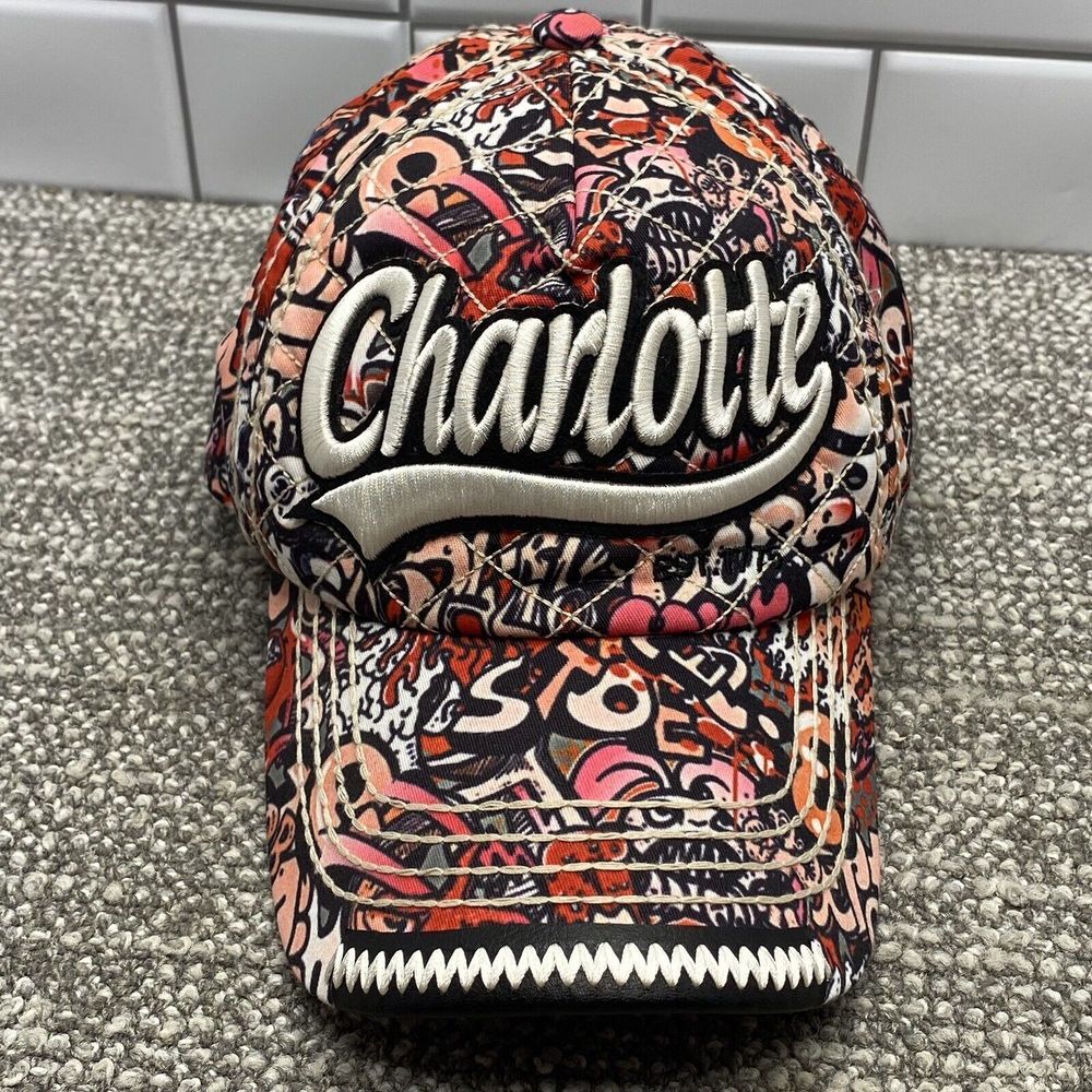 Charlotte NC‎ Graffiti Hat All Over Print Retro Looking Artsy Robin Ruth